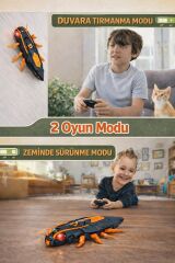 Uzaktan Kumandalı Duvara Tırmanabilen Robot Böcek Oyuncak – LED Işıklı & USB Şarjlı
