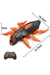 Uzaktan Kumandalı Duvara Tırmanabilen Robot Böcek Oyuncak – LED Işıklı & USB Şarjlı