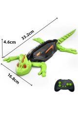 Uzaktan Kumandalı Duvara Tırmanabilen Robot Kertenkele Oyuncak – LED Işıklı, USB Şarjlı, 3 Yaş Üzeri