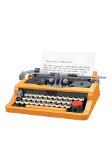Retro Mekanik Daktilo - JK8216 - 254 Parça