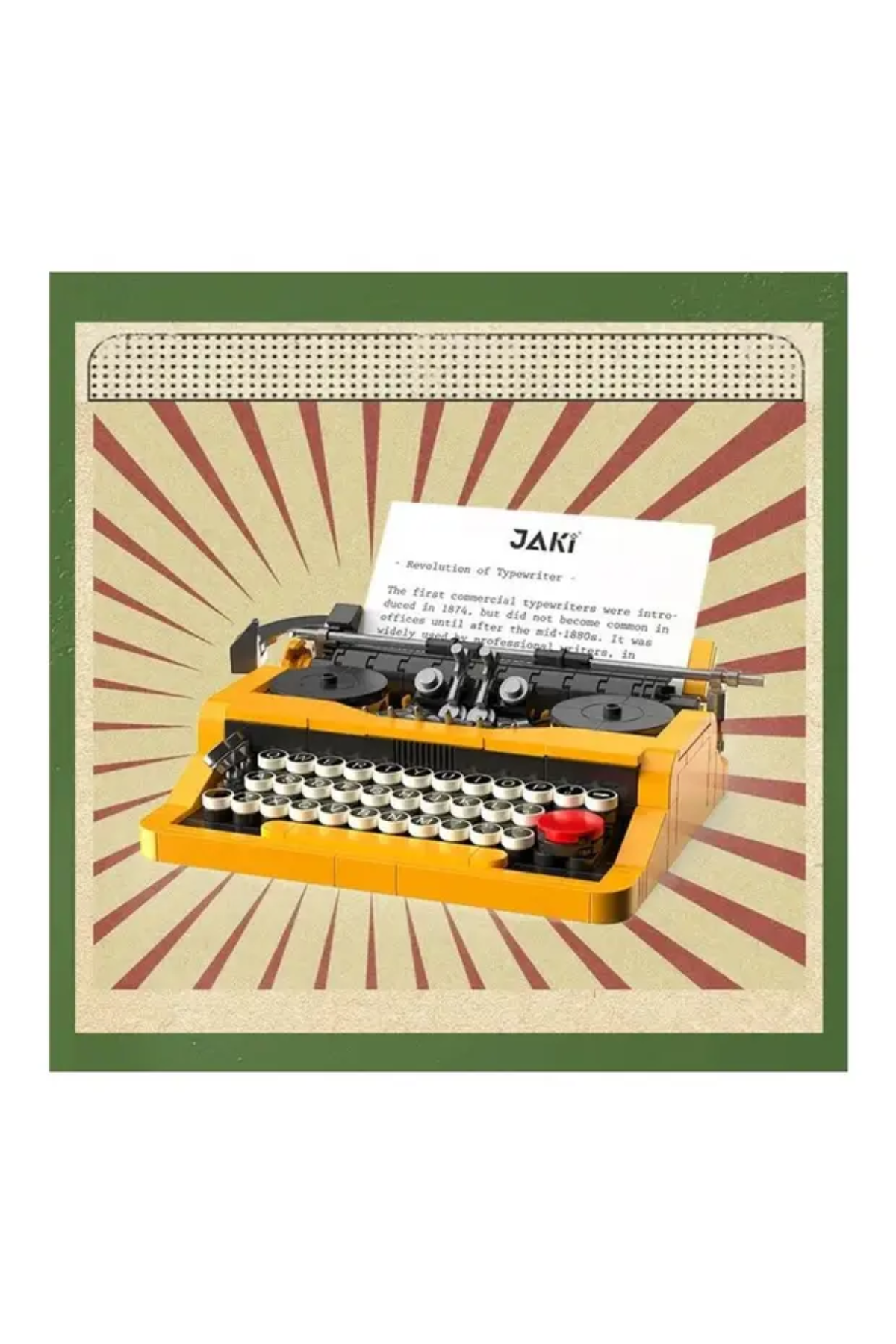 Retro Mekanik Daktilo - JK8216 - 254 Parça