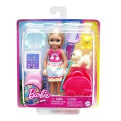 Barbie® Seyahatte Chelsea Bebek ve Aksesuarları- HJY17