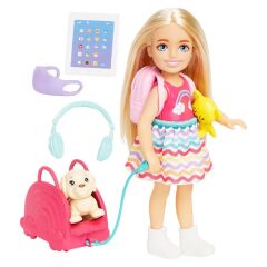 Barbie® Seyahatte Chelsea Bebek ve Aksesuarları- HJY17