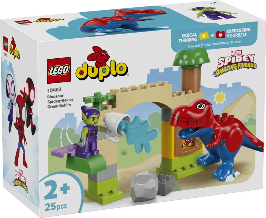 10463 LEGO® DUPLO® Dinozor Spidey-Rex, Yeşil Goblin’e Karşı
