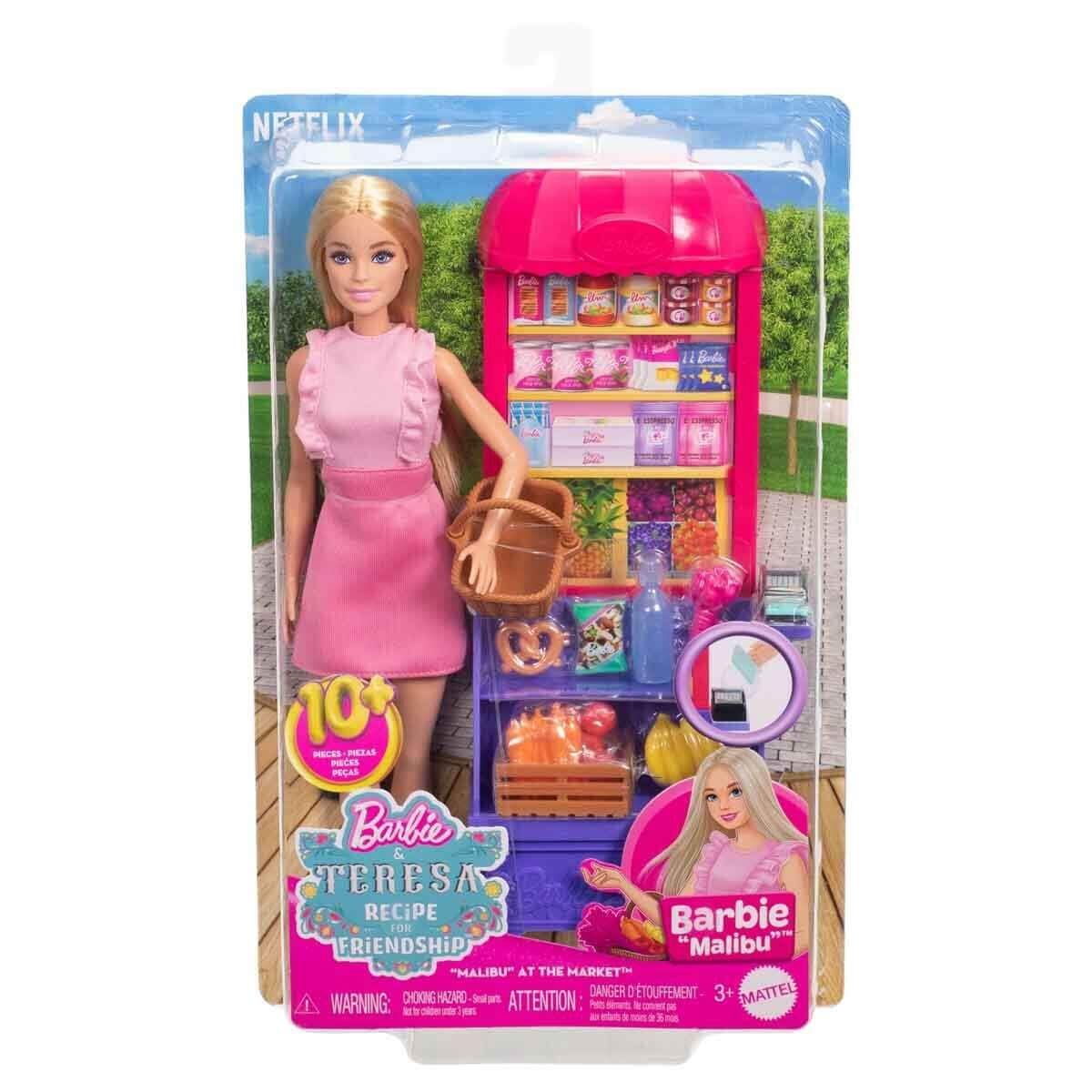 Barbie and Teresa Recipe for Friendship Malibu Markette Bebek ve Oyun Seti-  JCT05